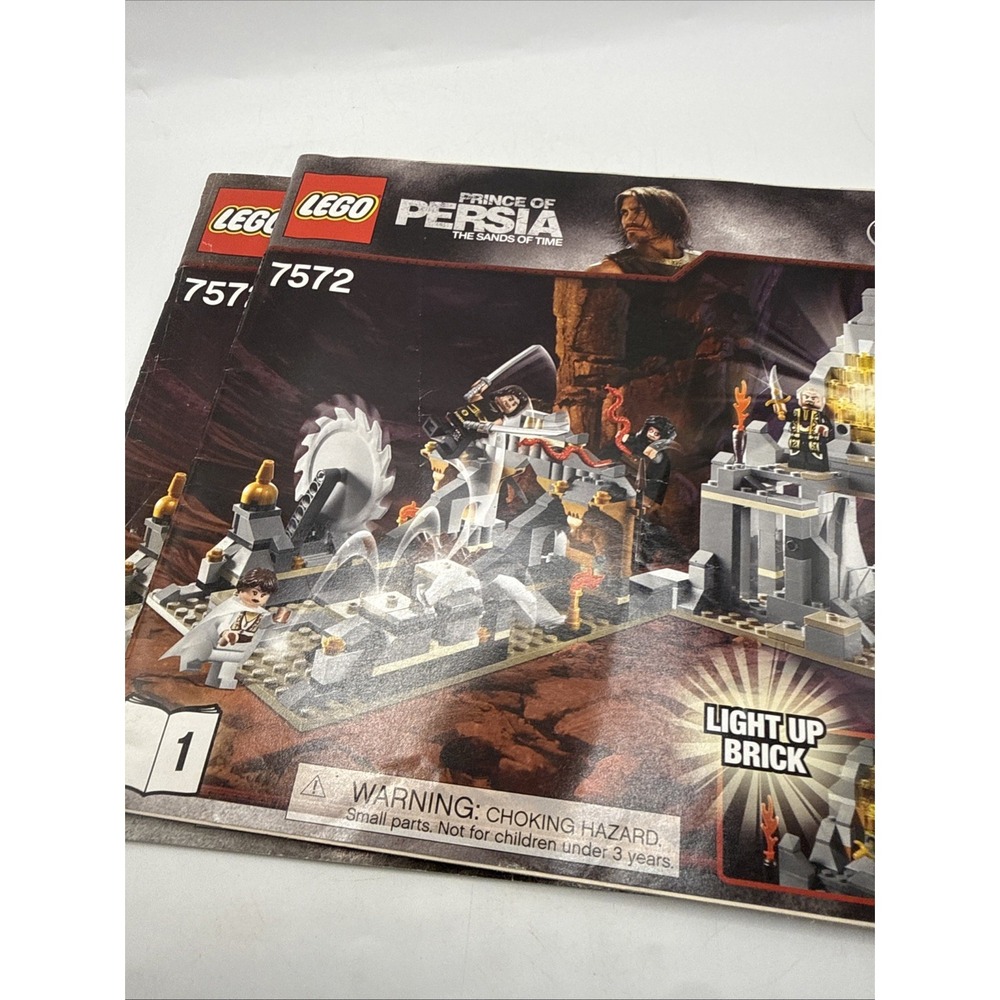 7572 The Sands Of Time prince of persia Lego Instruction Manual 1&2 Only - Picture 5 of 6